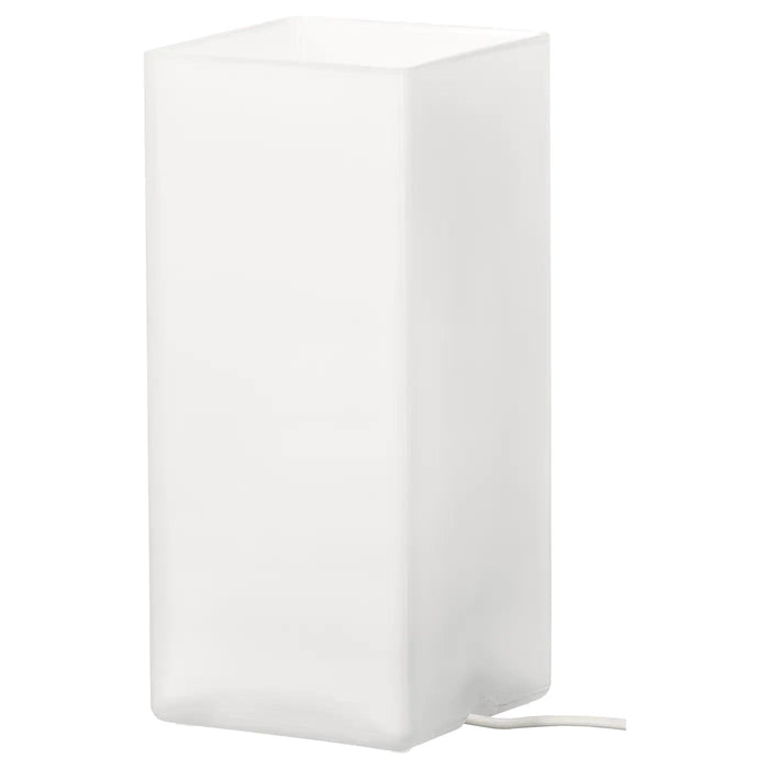 GRONO Table lamp, frosted glass white SG