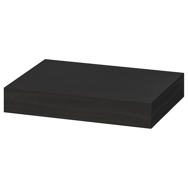 LACK Wall shelf, black-brown 30x26 cm