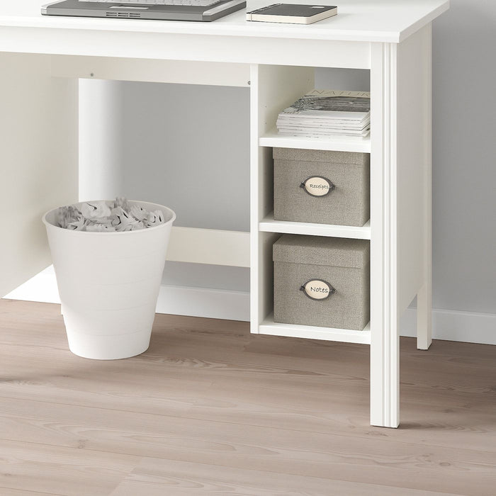 BRUSALI Desk, white 90x52 cm