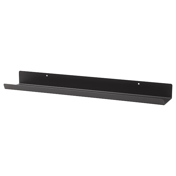 MALMBACK Display shelf, dark grey 60 cm