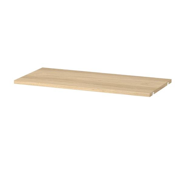 BOAXEL shelf, oak effect, 80x40 cm