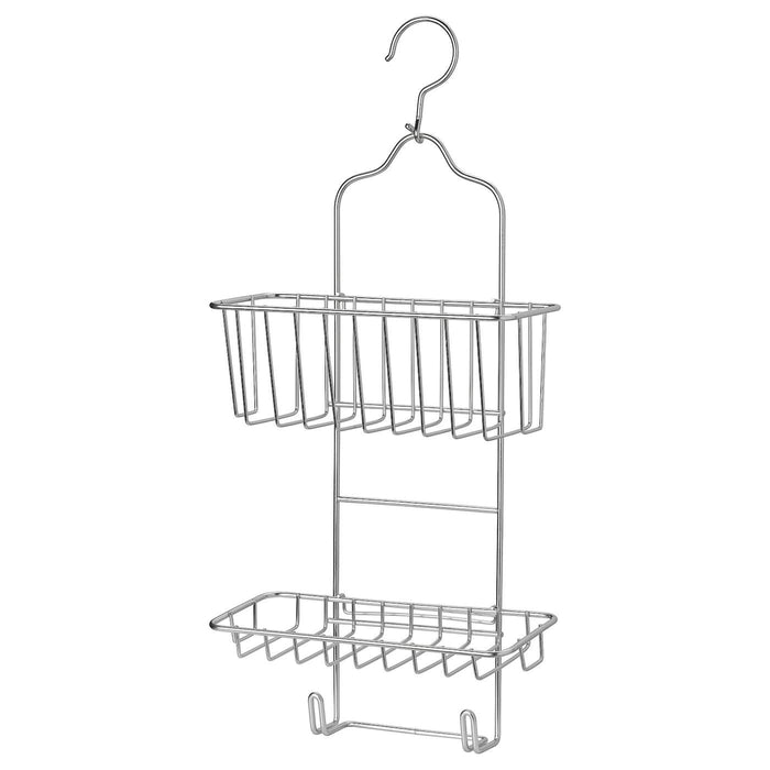 KROKFJORDEN Shower hanger, two tiers, zinc plated 24x53 cm