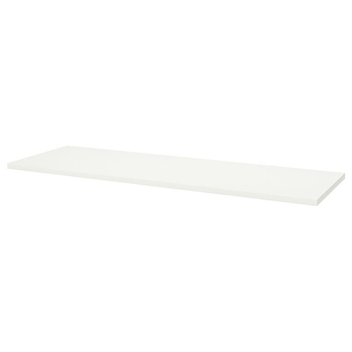 LAGKAPTEN Table top, white 200x60 cm