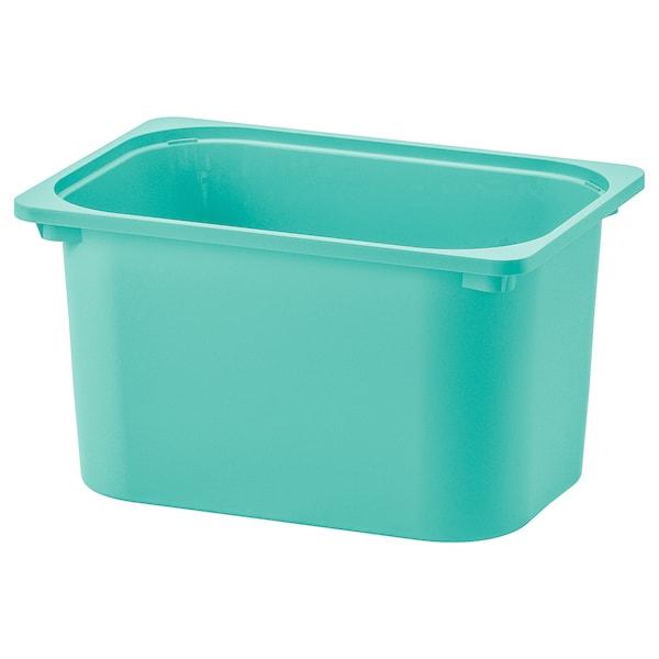 TROFAST storage box, turquoise, 42x30x23 cm