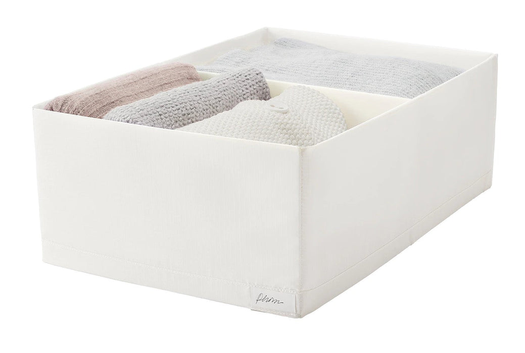 STUK Box with compartments, white 34x51x18 cm