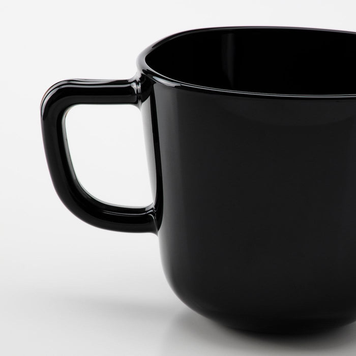 BACKIG Mug, black 37 cl