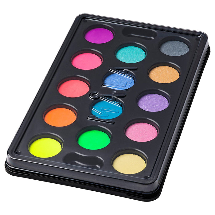 MALA Watercolour box with 14 colours, mixed colours