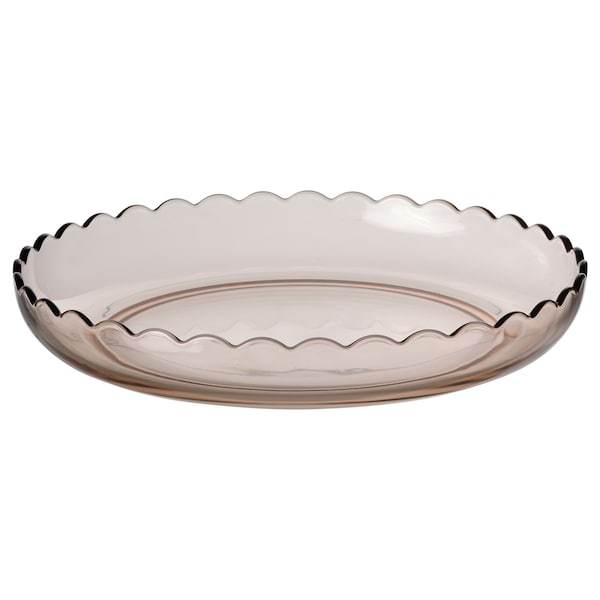 SESAMFRON Decoration dish, light pink 30 cm