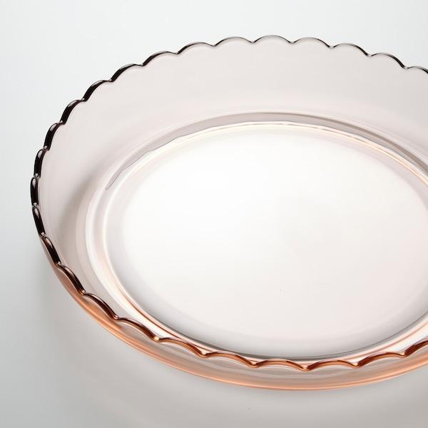 SESAMFRON Decoration dish, light pink 30 cm