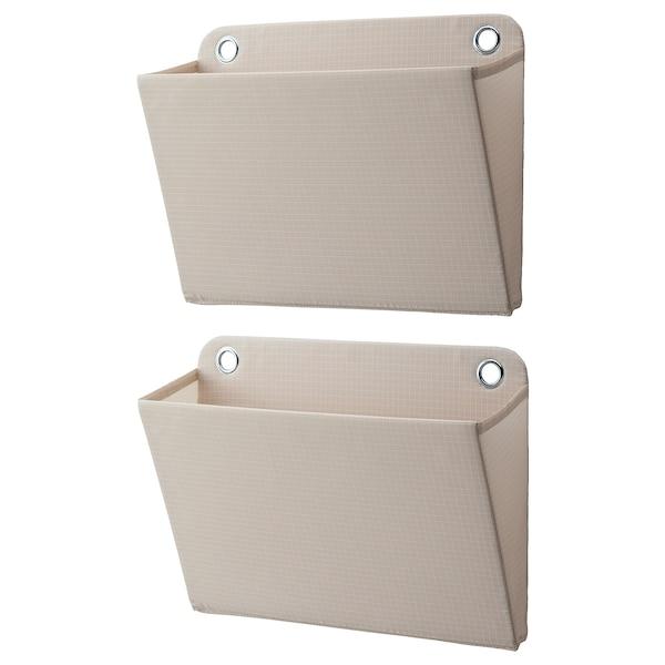 PLUGGHAST hanging folder beige 2-piece