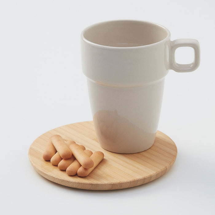 SNABBMAT Coaster, bamboo 13 cm