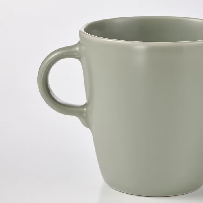 FARGKLAR mug, matt green 37 cl