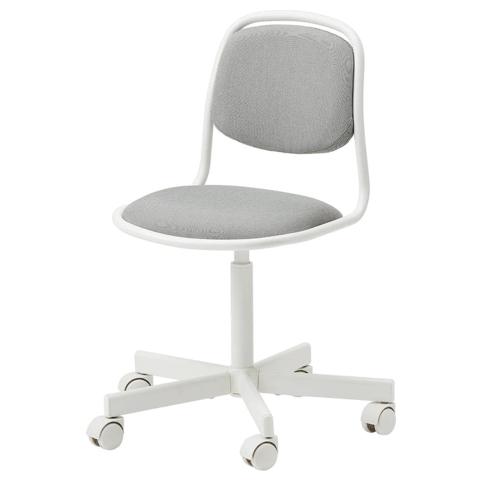 ORFJALL children's desk chair, white/Vissle light