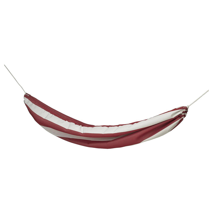 HAMNON Hammock, red/white, 150x265 cm