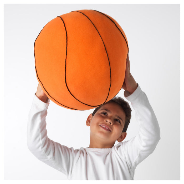 BOLLKAR Soft toy, basketball/orange