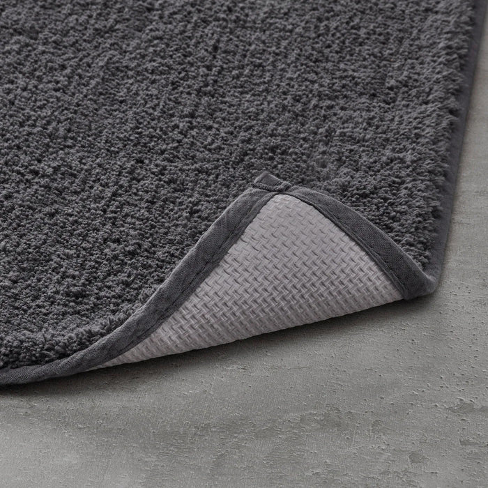 SODERSJON Bath mat, dark grey, 50x80 cm