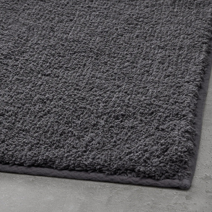 SODERSJON Bath mat, dark grey, 50x80 cm