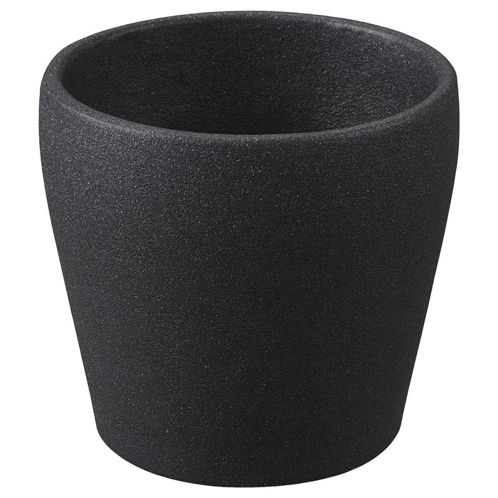 PERSILLADE Plant pot, dark grey 6 cm