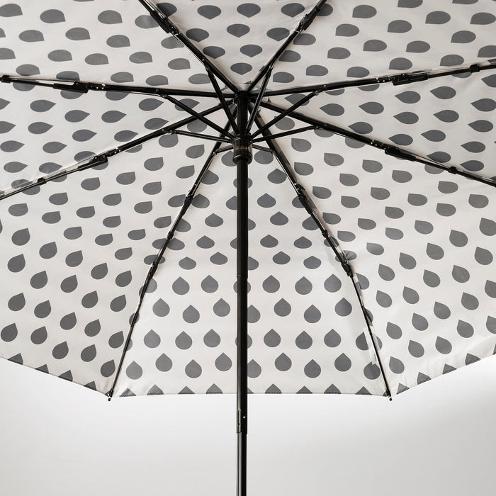 KNALLA Umbrella, beige/black drop