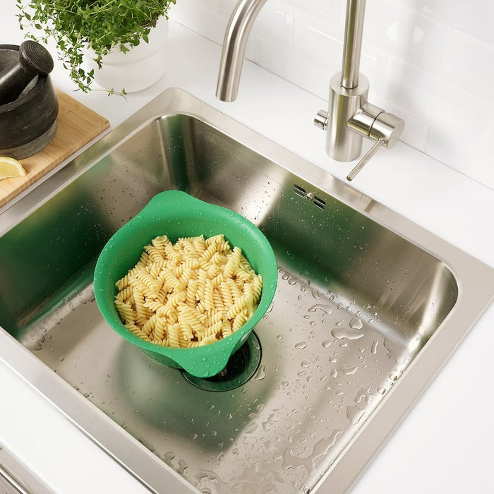 UPPFYLLD colander, bright green, 24 cm