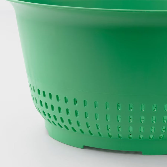 UPPFYLLD colander, bright green, 24 cm