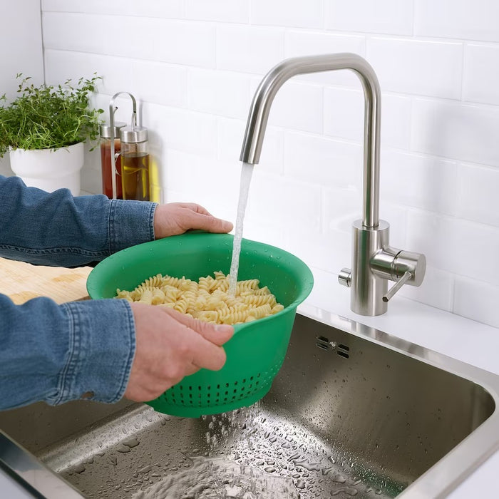 UPPFYLLD colander, bright green, 24 cm