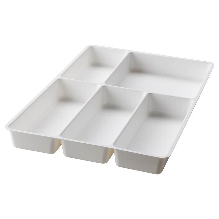 STODJA cutlery tray, white, 31x50 cm