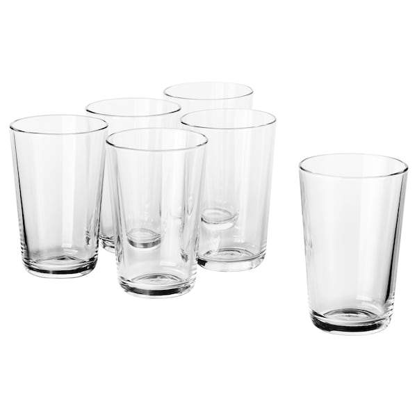 IKEA 365+ glass 30 cl clear glass (6 pieces)