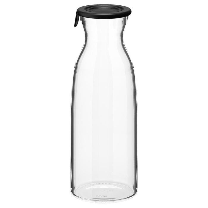 VARDAGEN Carafe with lid, clear glass 1.0 l