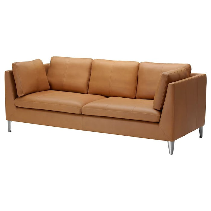 STOCKHOLM, Three-seat sofa, Seglora natural