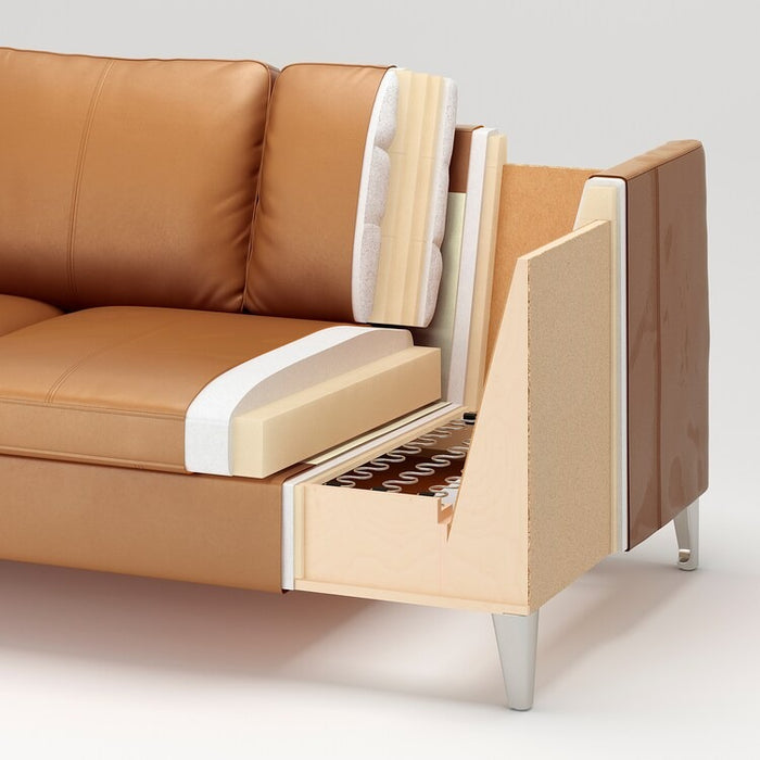 STOCKHOLM, Three-seat sofa, Seglora natural