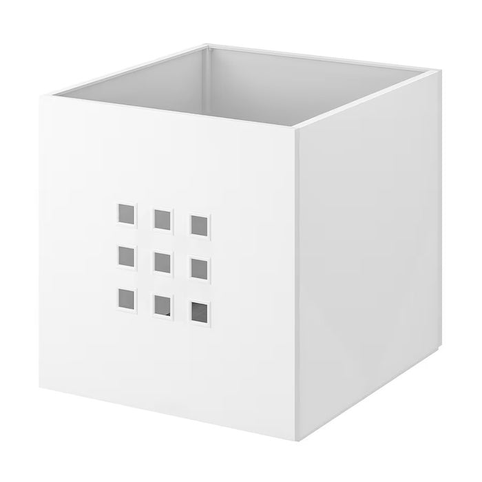 LEKMAN box, white, 33x37x33 cm