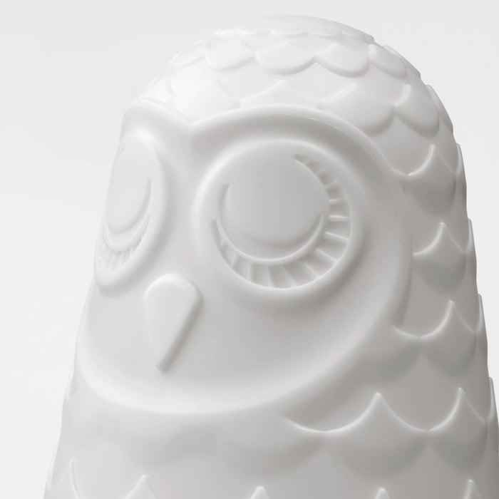 SOLBO LED table lamp, white/owl, 23 cm