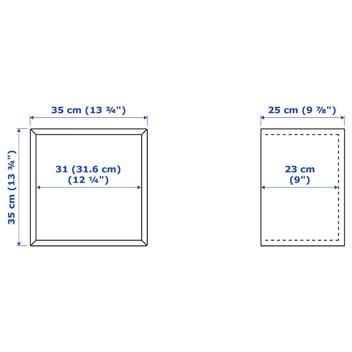 EKET Cabinet, white 35x25x35 cm