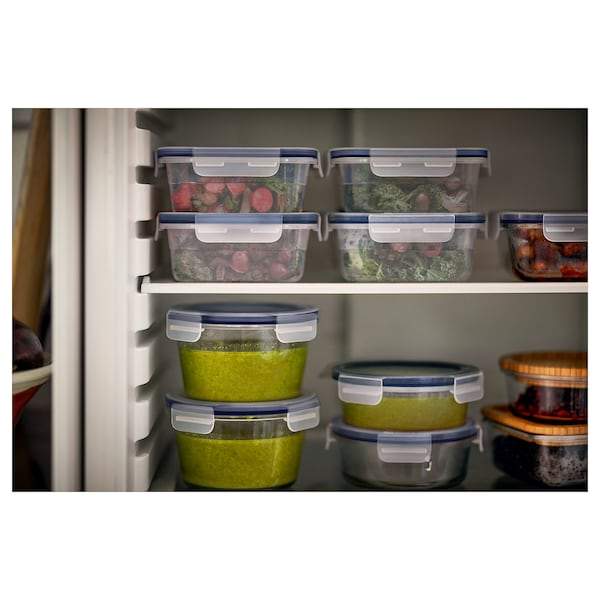 IKEA 365+ Food container, square/plastic 750 ml