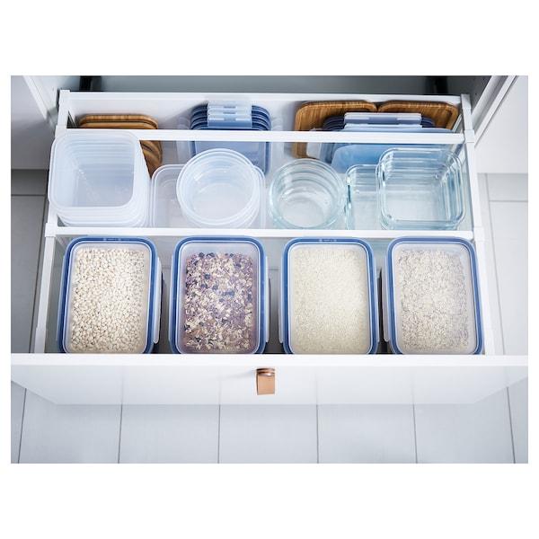 IKEA 365+ Food container, square/plastic 750 ml