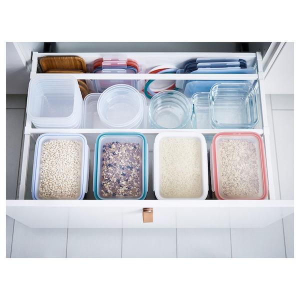 IKEA 365+ Food container, square/plastic 750 ml