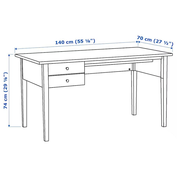 ARKELSTORP Desk, black, 140x70 cm