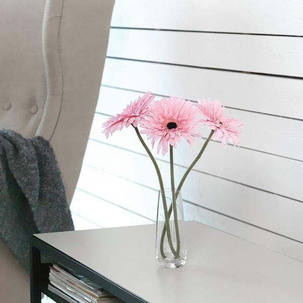 SMYCKA Artificial flower, Gerbera/pink 50 cm