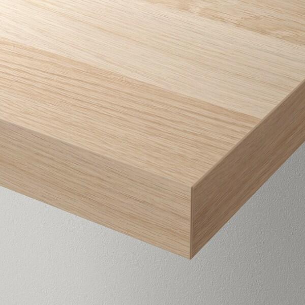 LACK Wall shelf, white stained oak effect 190x26 cm