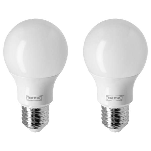 RYET LED bulb E27 806 lumen, globe/opal white