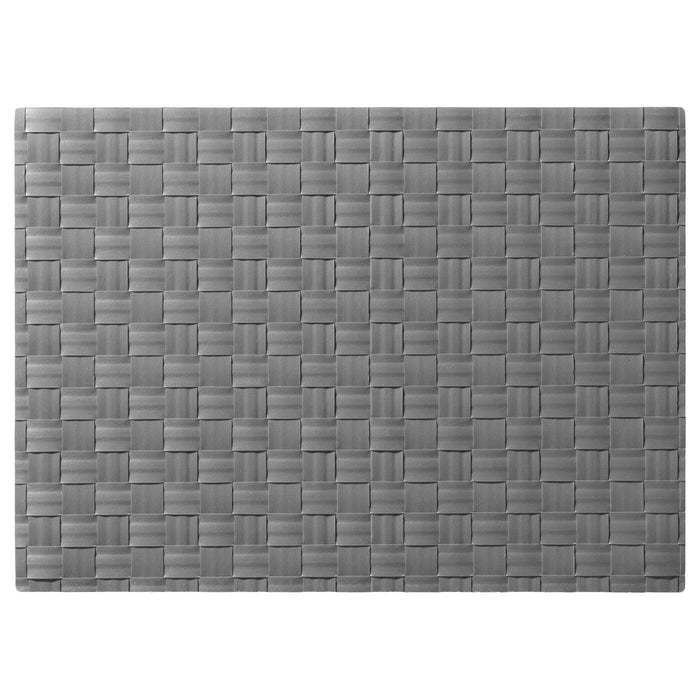 ORDENTLIG Place mat, grey, 46x33 cm