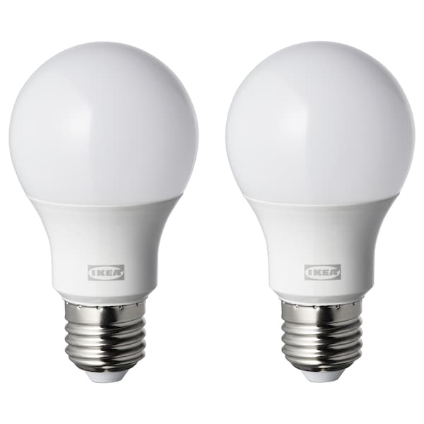 RYET LED bulb E27 806 lumen, globe opal white 4000 K