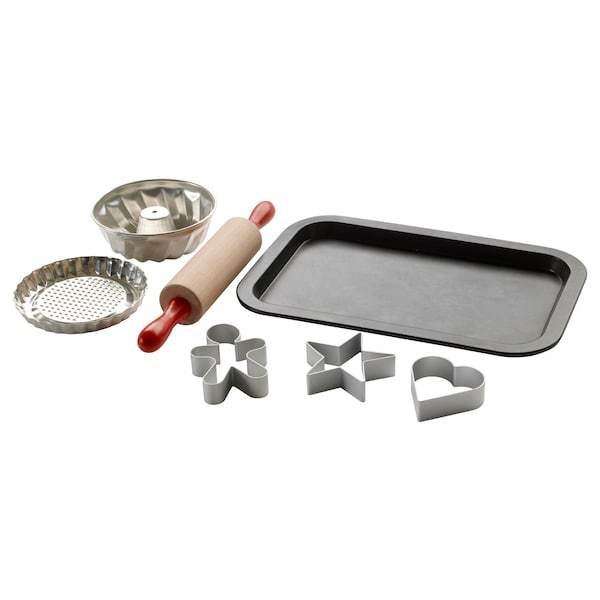 DUKTIG 7-piece toy baking set