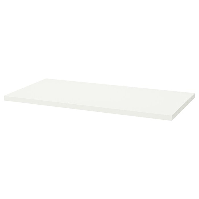 LAGKAPTEN Table top, white 120x60 cm