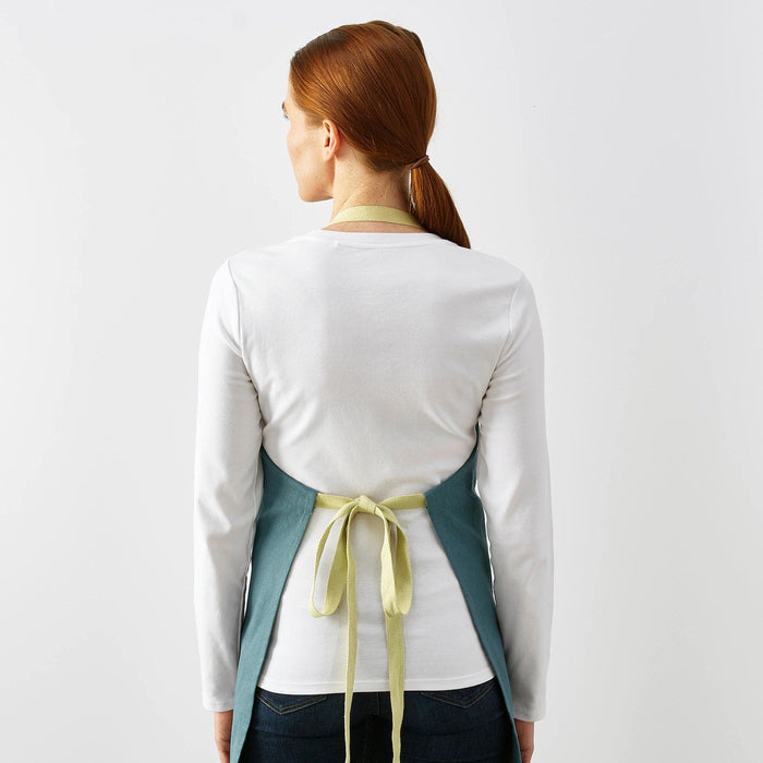 SANDVIVA apron, blue, 69x85 cm