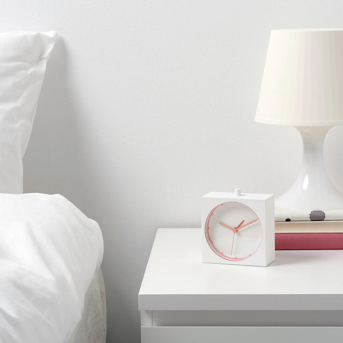 BAJK Alarm clock, white 5x11 cm