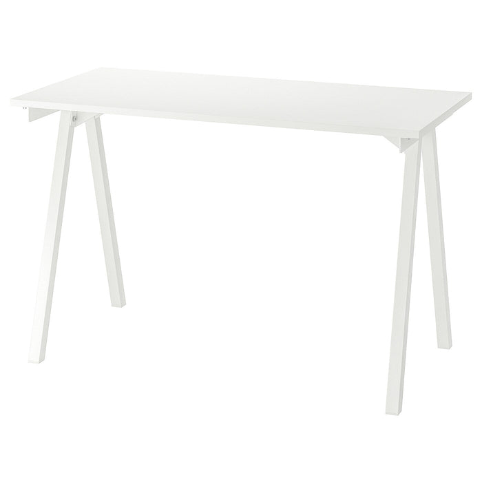 TROTTEN Underframe for table top, white 120x60x75 cm