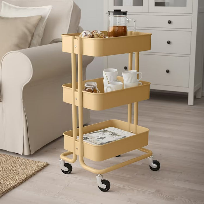 RASKOG trolley 35x45x78 cm Yellow