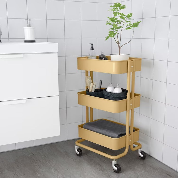 RASKOG trolley 35x45x78 cm Yellow